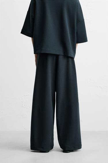 OVERSIZE FIT TECHNICAL JOGGER TROUSERS - Blue by Zara - Image 2