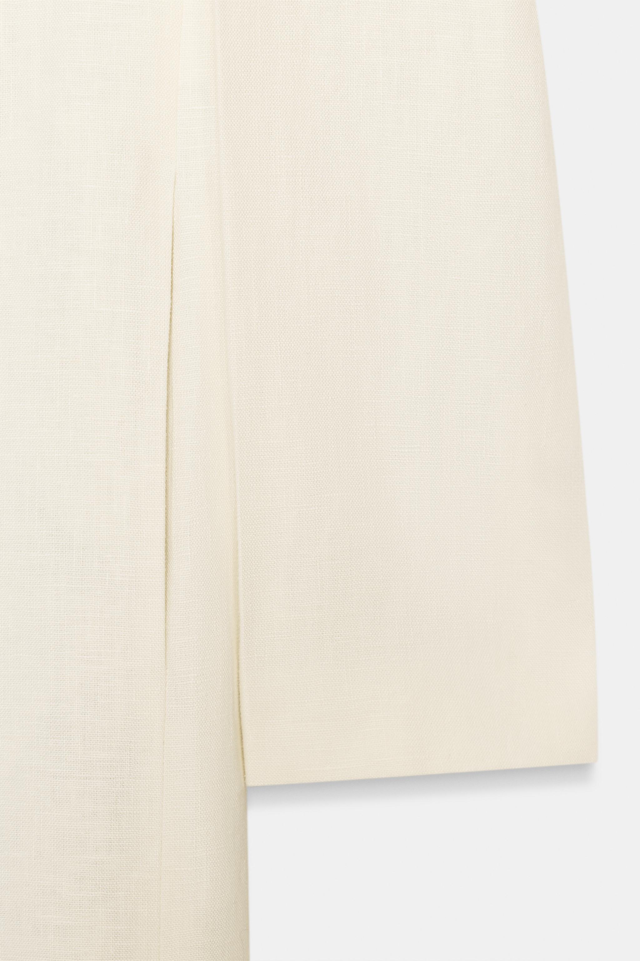 %100 KETEN FRAK KABAN ZW COLLECTION - Görsel 3