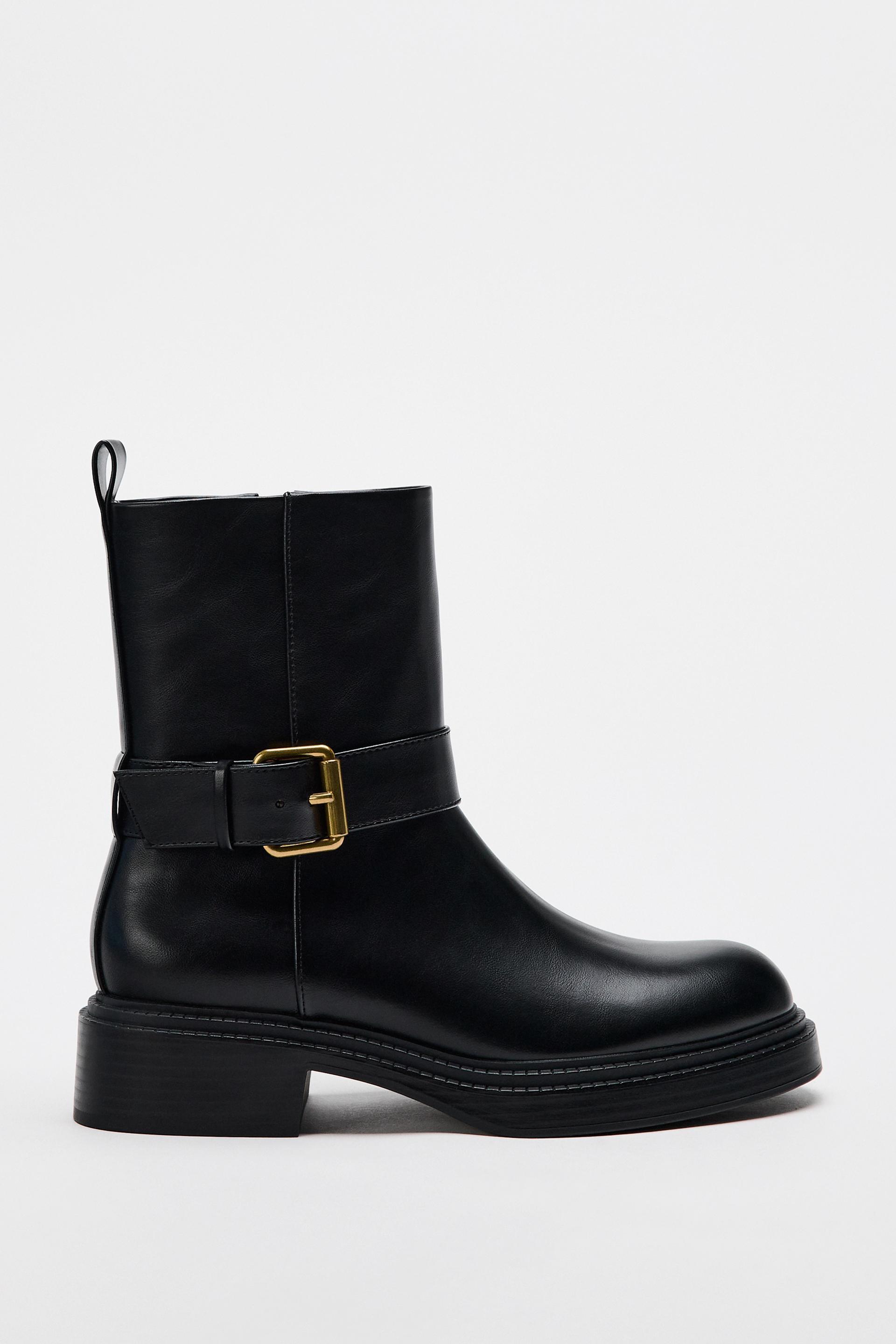 Women s Flat Ankle boots Explore our New Arrivals ZARA United Kingdom