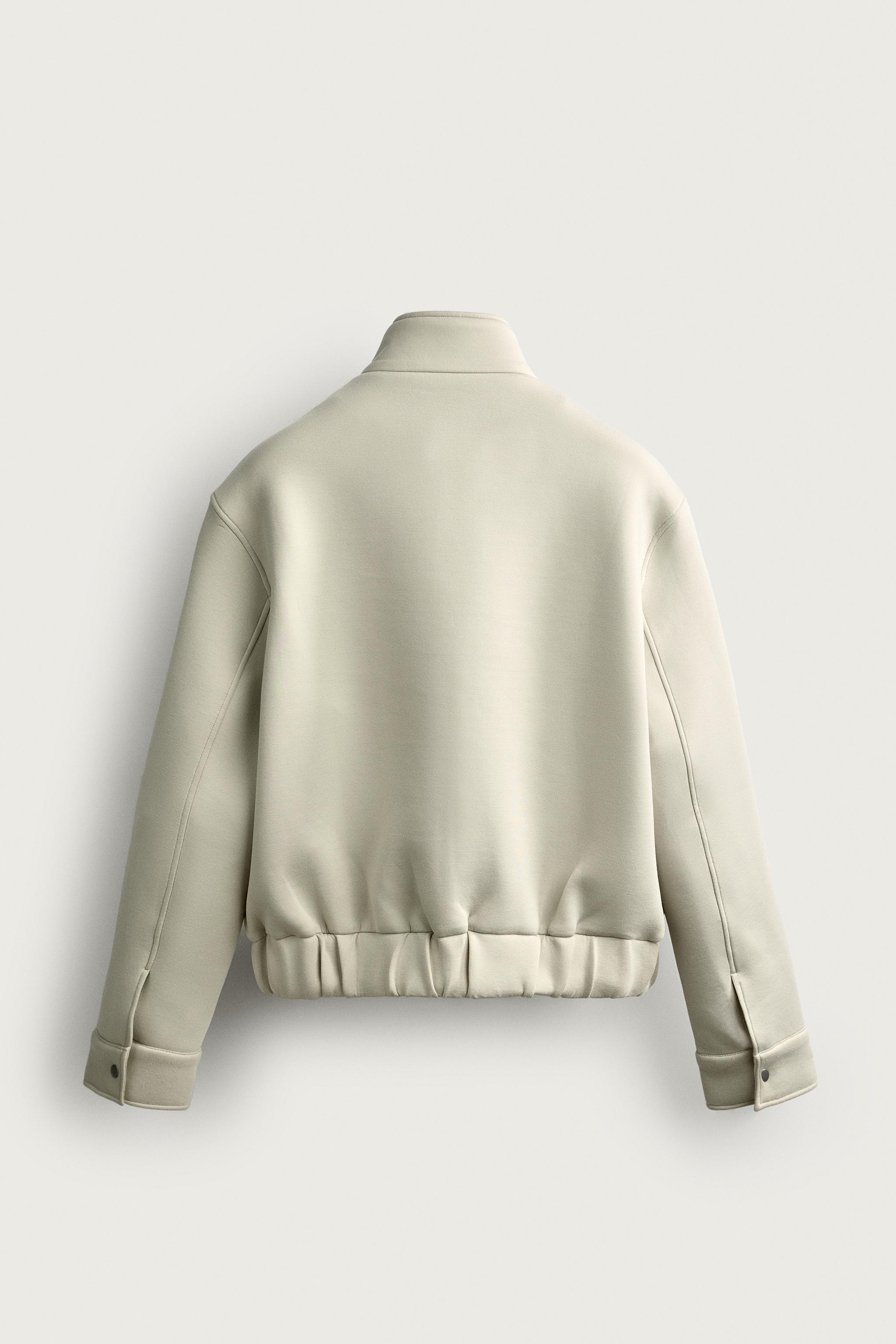 はや RELAXED FIT TECHNICAL JACKET - Pistachio | ZARA United States