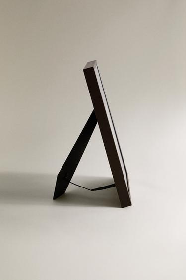 COLOURED METAL PHOTO FRAME - Brown by Zara - Image 1