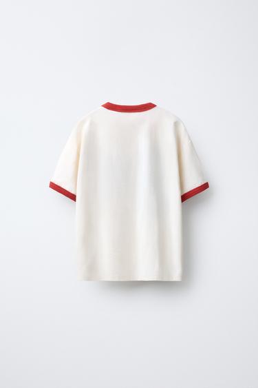 T-SHIRT AVEC IMPRIMÉ BOWIE™ - Écru de Zara - Image 1