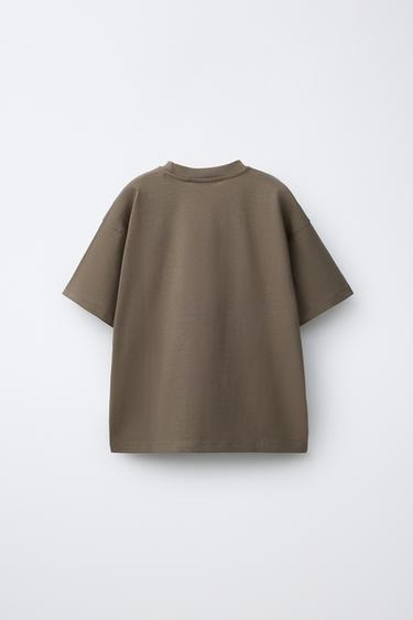 PACK TRES CAMISETAS LISAS - Azul pastel de Zara