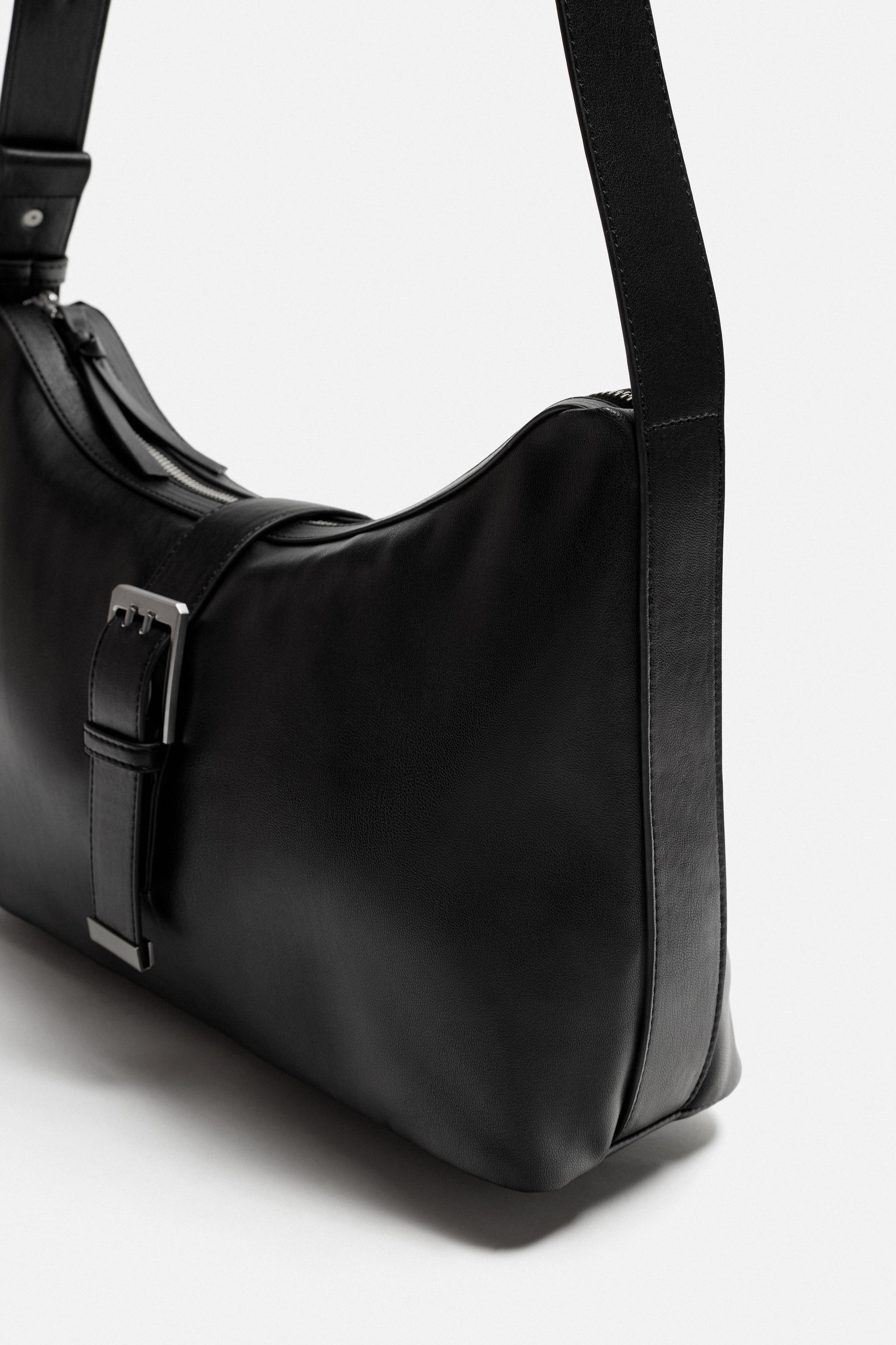 【ZARA】バックル クロスボディバッグ ブラック | 3504/520/800 ZARA】バックル クロスボディバッグ ブラック | 3504/520/800