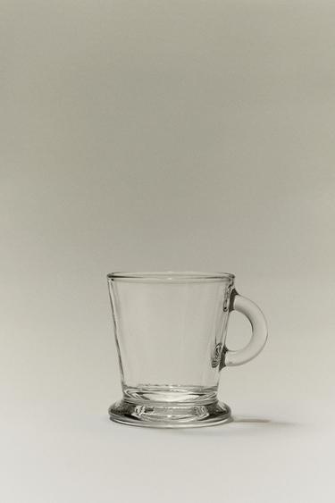 TRANSPARENT GLASS ESPRESSO CUP - Transparent by Zara