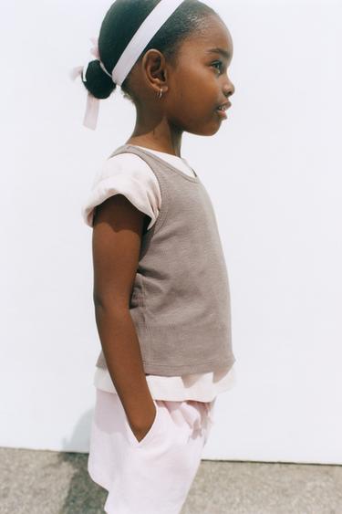 Zara PLAIN SHORTS - Light pink