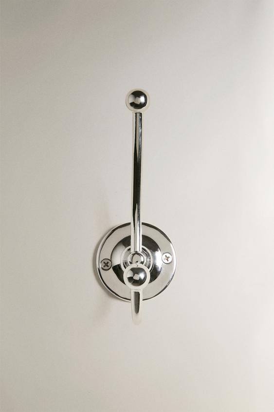 CABIDEIRO DE METAL BRILHANTE - Prata da Zara - Imagem 0