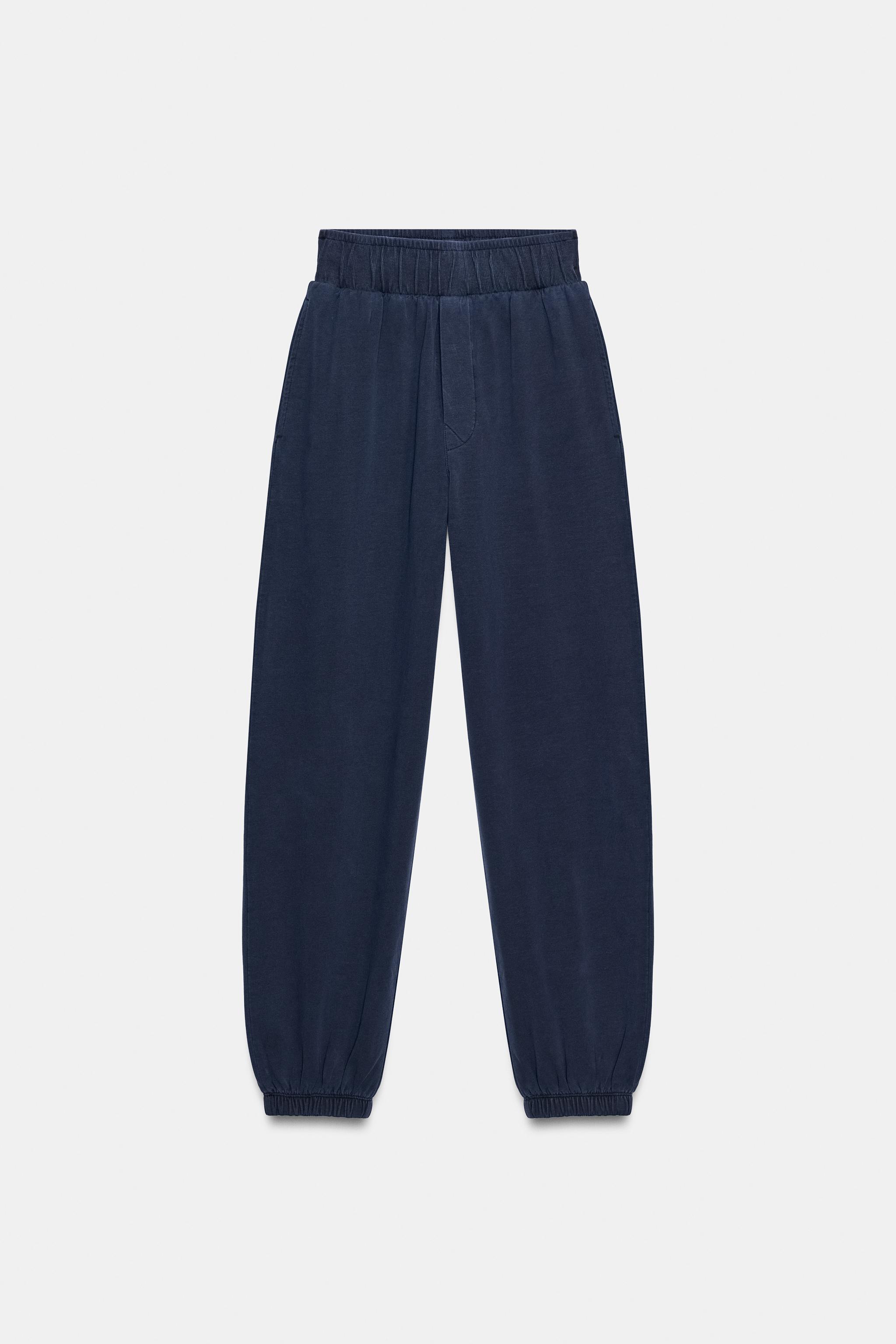 WASHED EFFECT PARACHUTE PANTS