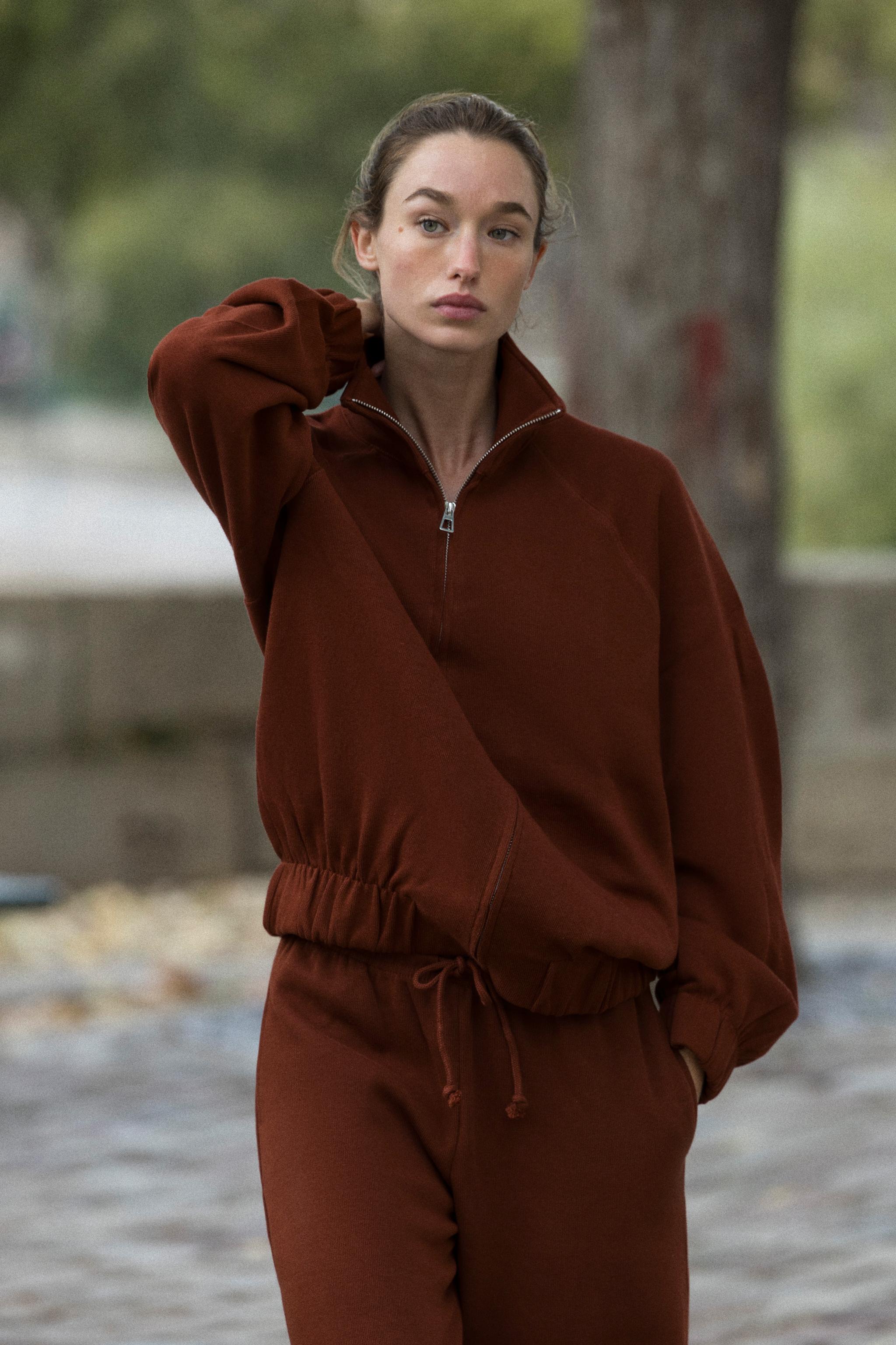 レディースレッドスウェットシャツ | ZARA 日本