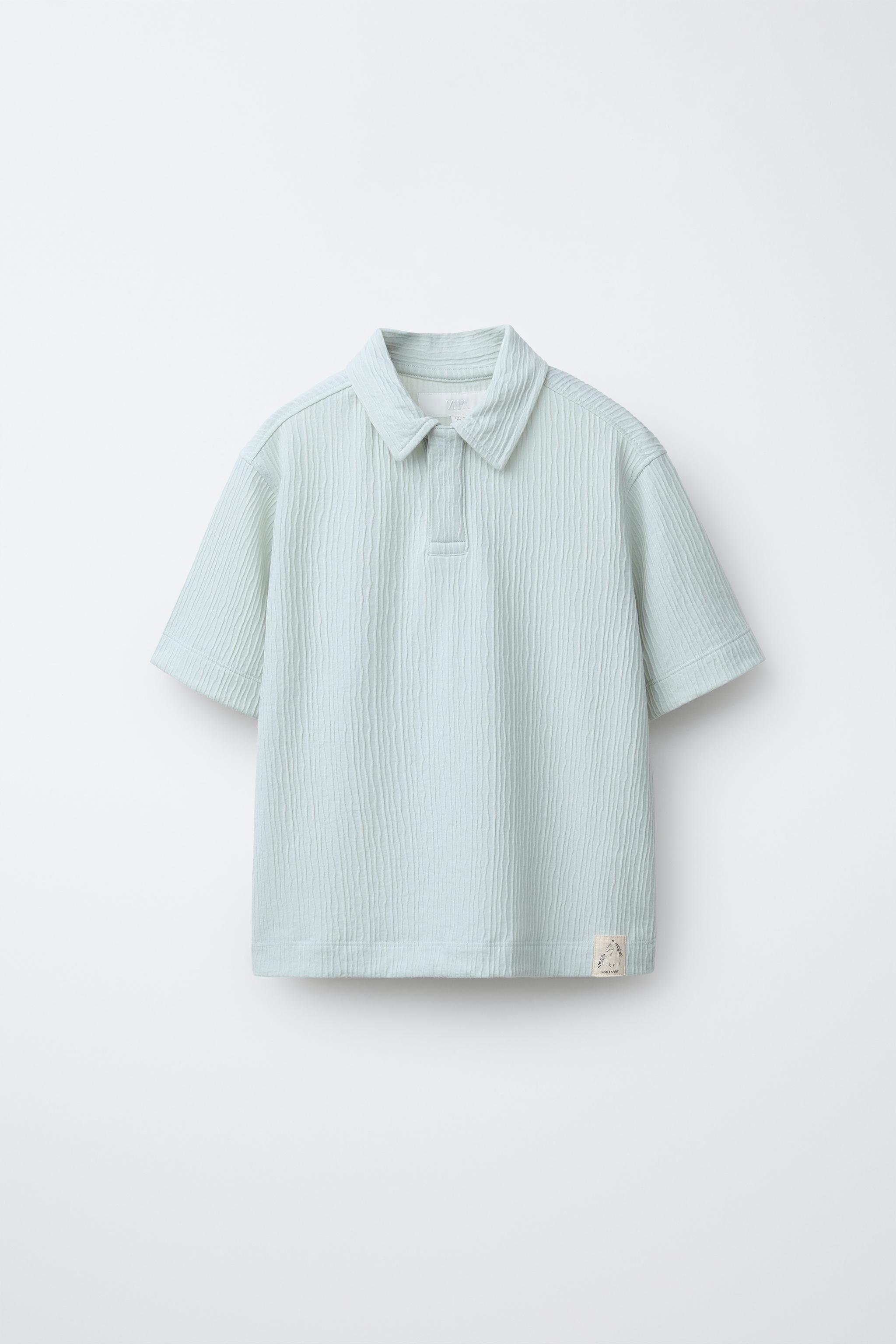 Zara Mint Green Polo Shirt