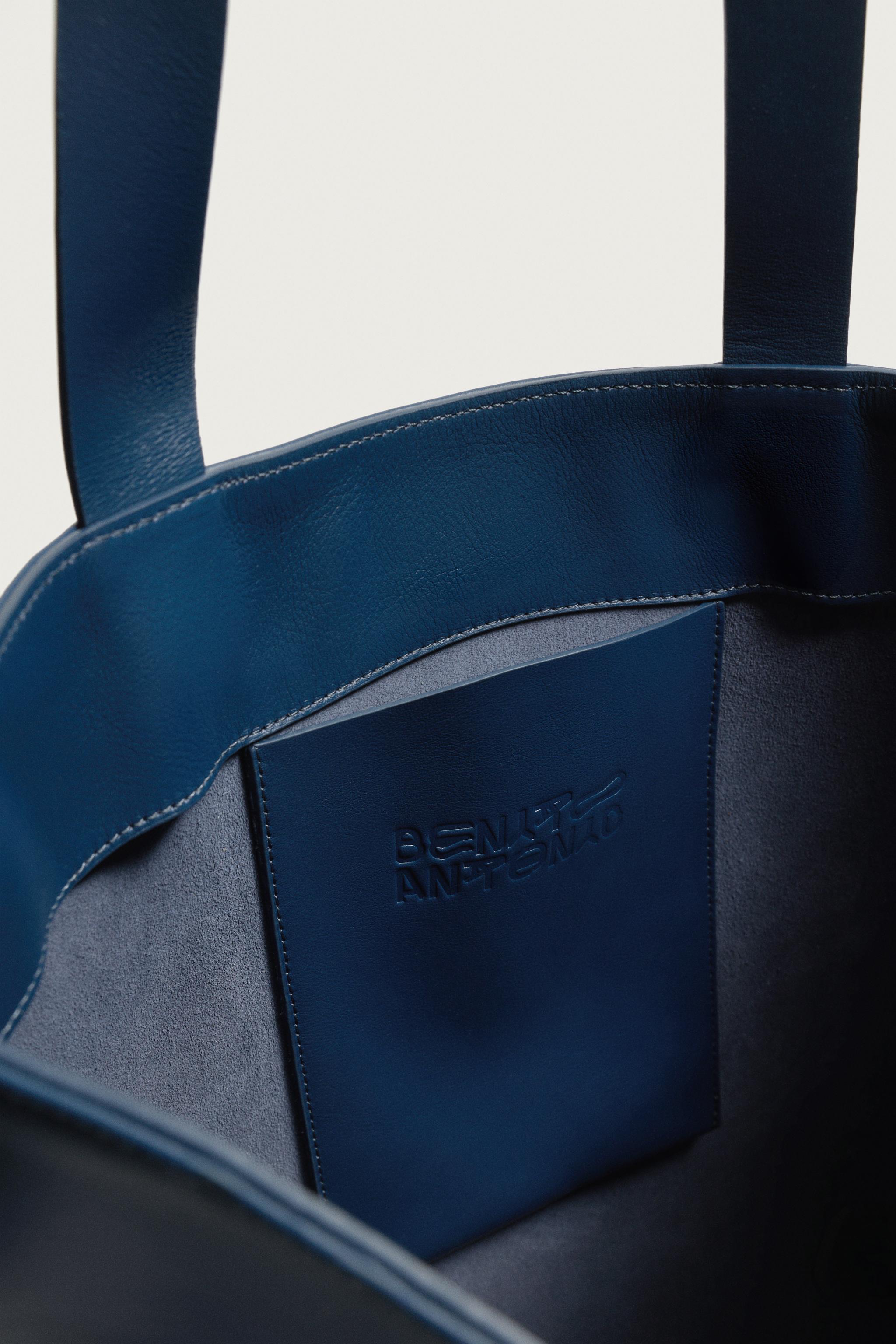 LEATHER SHOPPER BAG