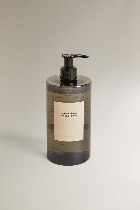 Zara (500 ML) ABSOLUTE LINEN LIQUID HAND AND BODY SOAP - Mustard - Image 0