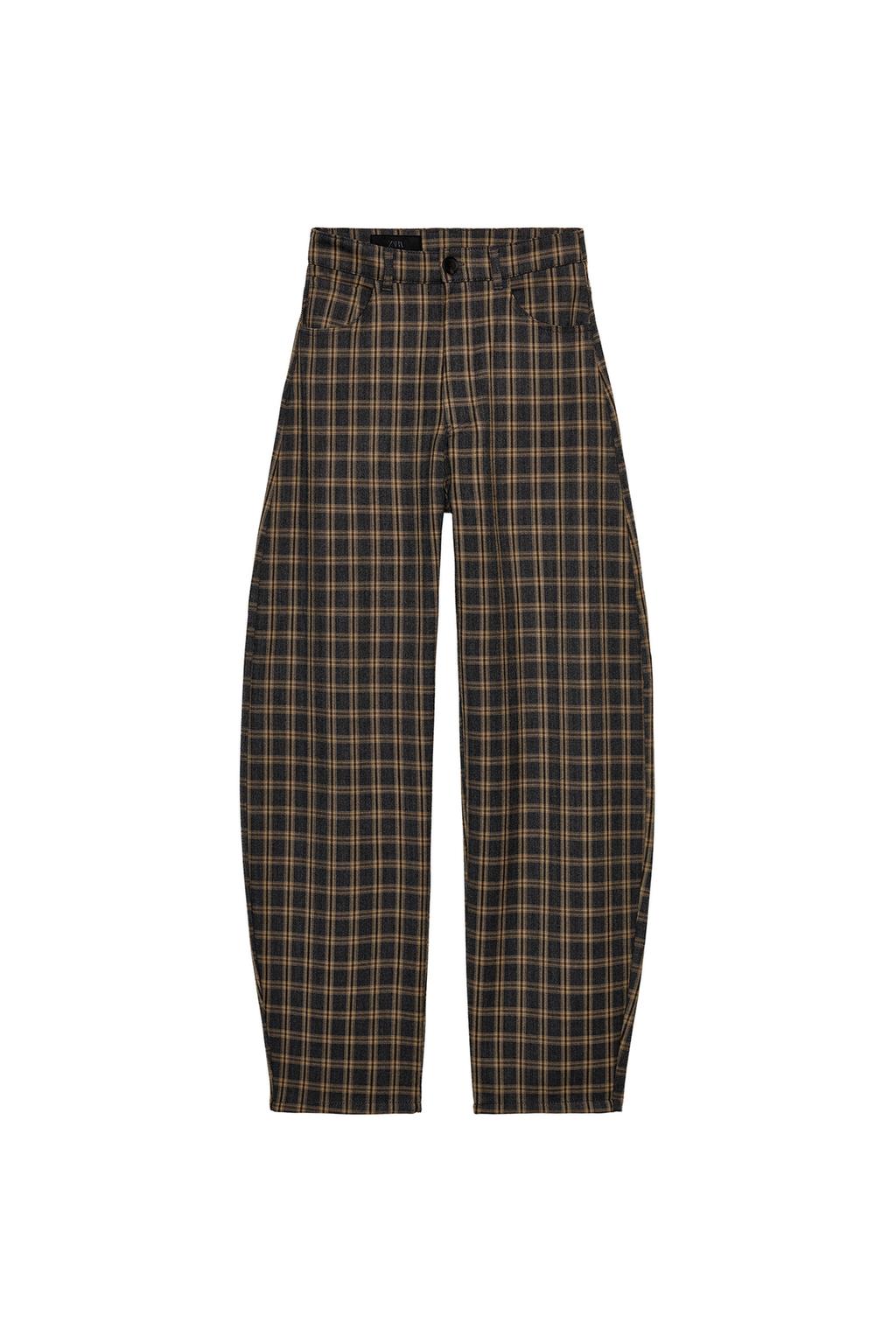 PLAID BALLOON PANTS - image 3