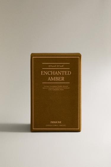 (250 G) ENCHANTED AMBER SCENTED CANDLE - Butter by Zara - Image 4