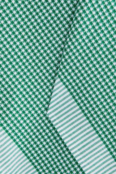 LOT TORCHONS DE CUISINE COTON WAFFLE (LOT DE 2) - Vert de Zara - Image 3