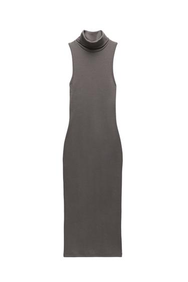 HIGH COLLAR DRESS
