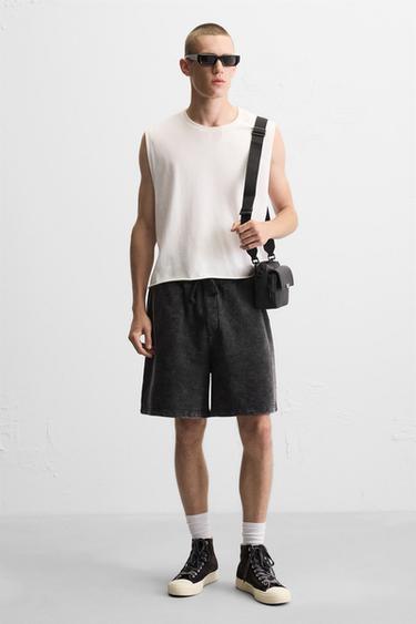 BANDOLERA TEXTURA - Negro de Zara