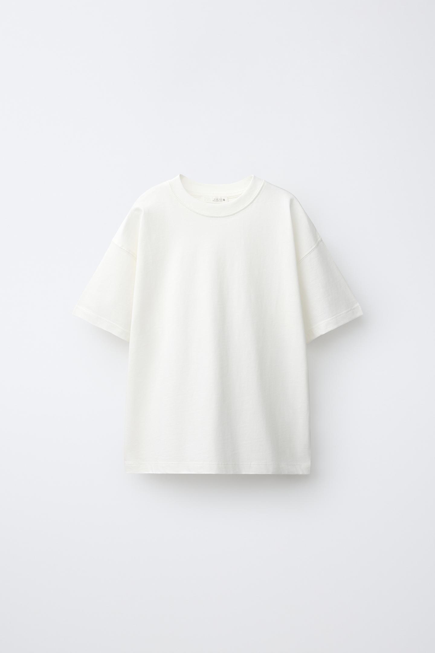 Детские футболки Zara Three-Pack OF Basic and Striped T-SHIRTS, цвет: Коричневый — фото 2
