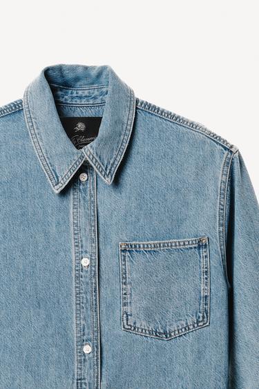 ROBE EN JEAN WILLY CHAVARRIA X ZARA - Bleu clair de Zara - Image 5