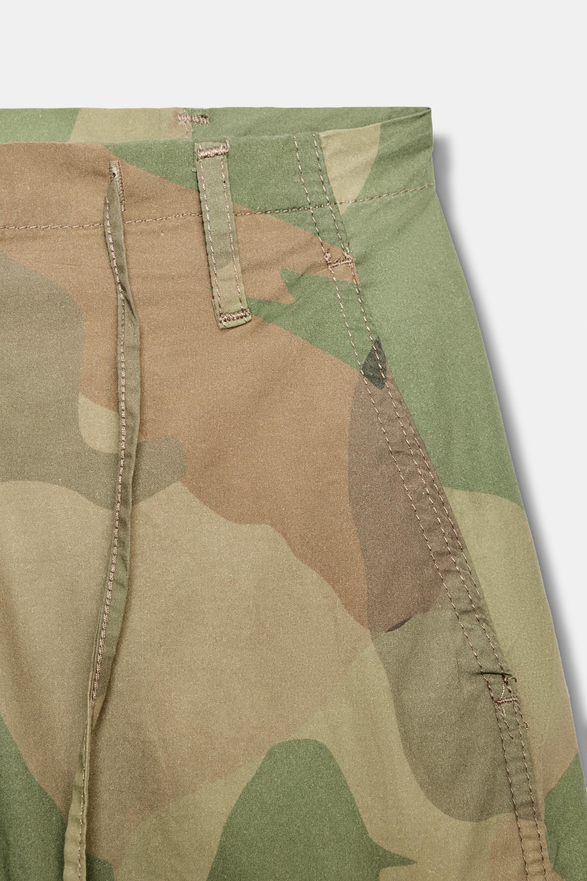PANTALON LARGE IMPRIMÉ À CORDONS