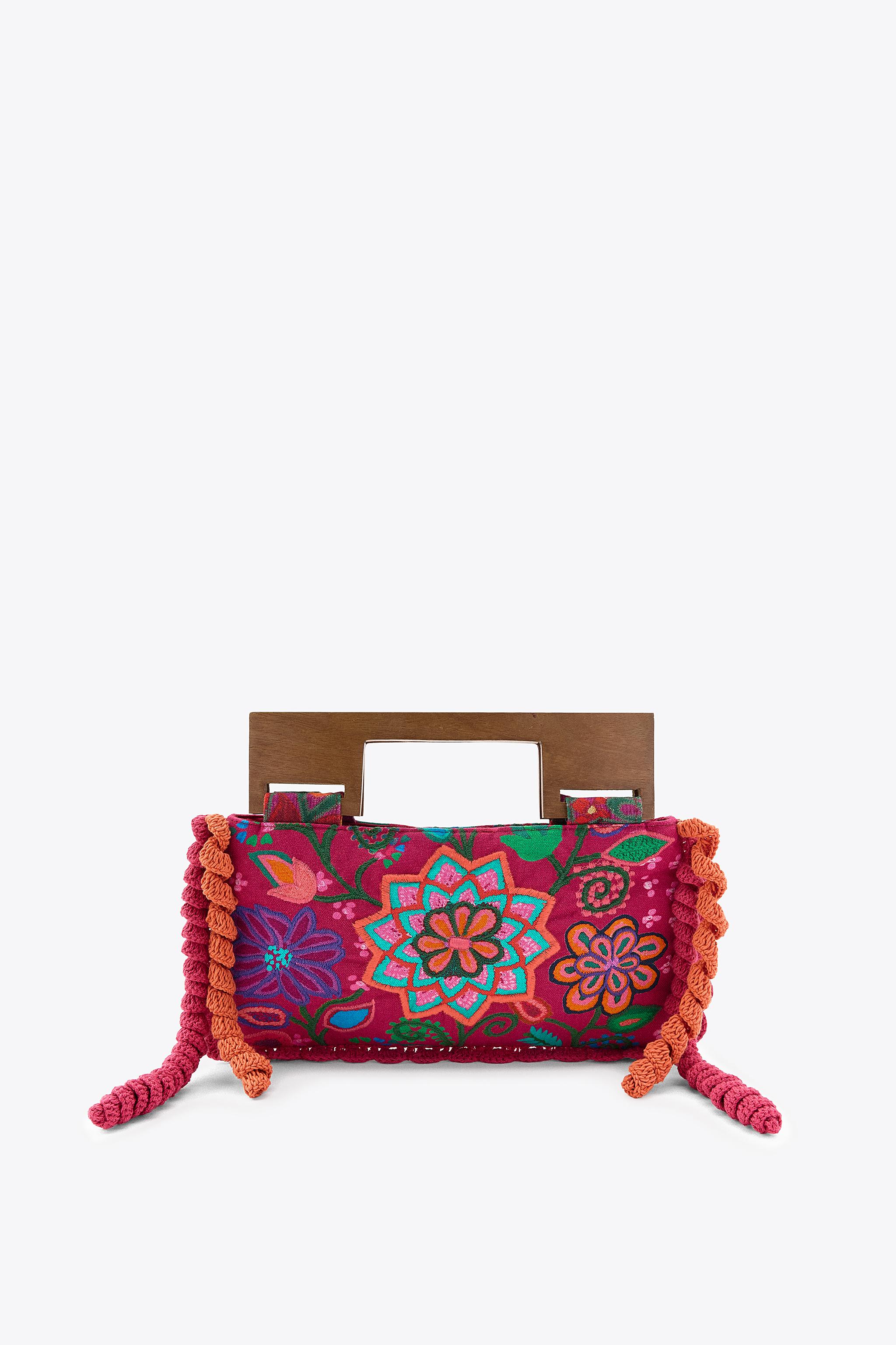 SAC FLEURS BRODÉES