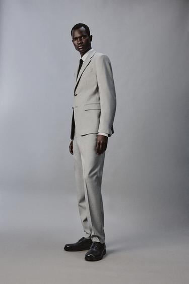 PANTALON DE COSTUME CONFORT - Gris de Zara - Image 3