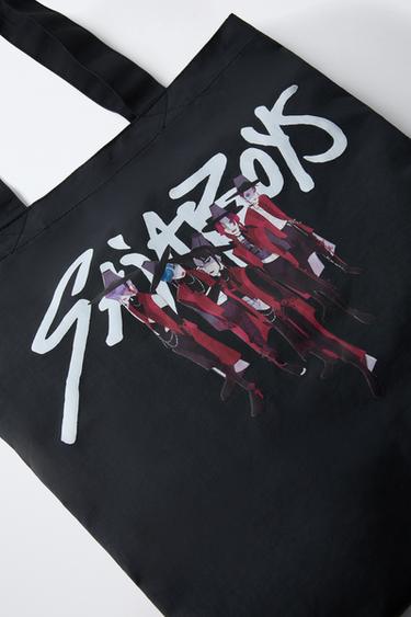 KPOP DEMON HUNTERS™ NETFLIX © TOTE BAG - Black by Zara - Image 2