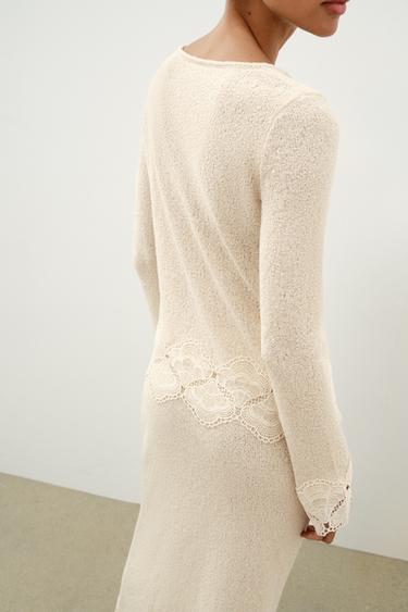 TOP RUSTIQUE EN CROCHET - Sable de Zara - Image 6