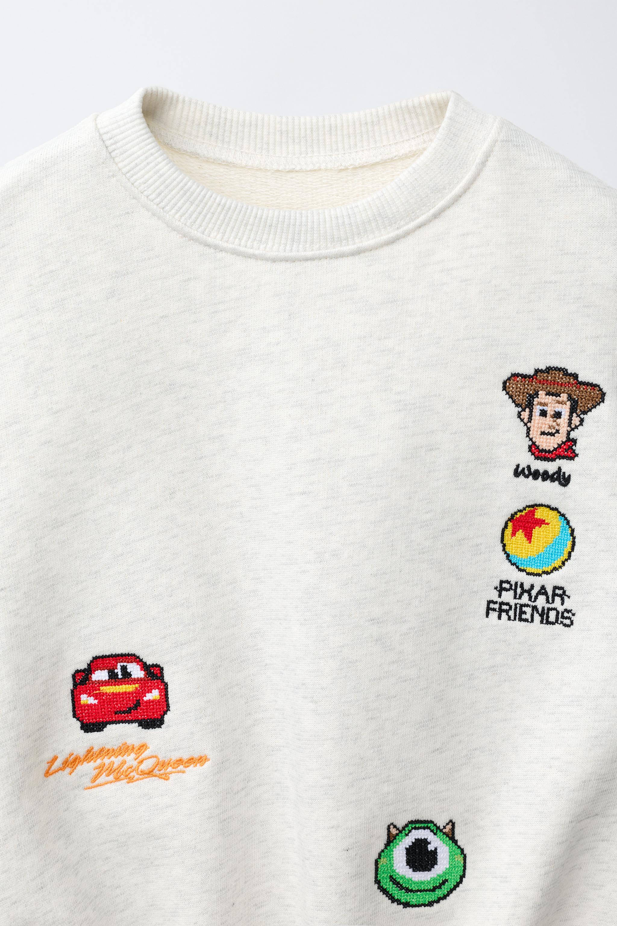 Детские худи Zara EMBROIDERED © DISNEY PIXAR SWEATSHIRT — фото 4
