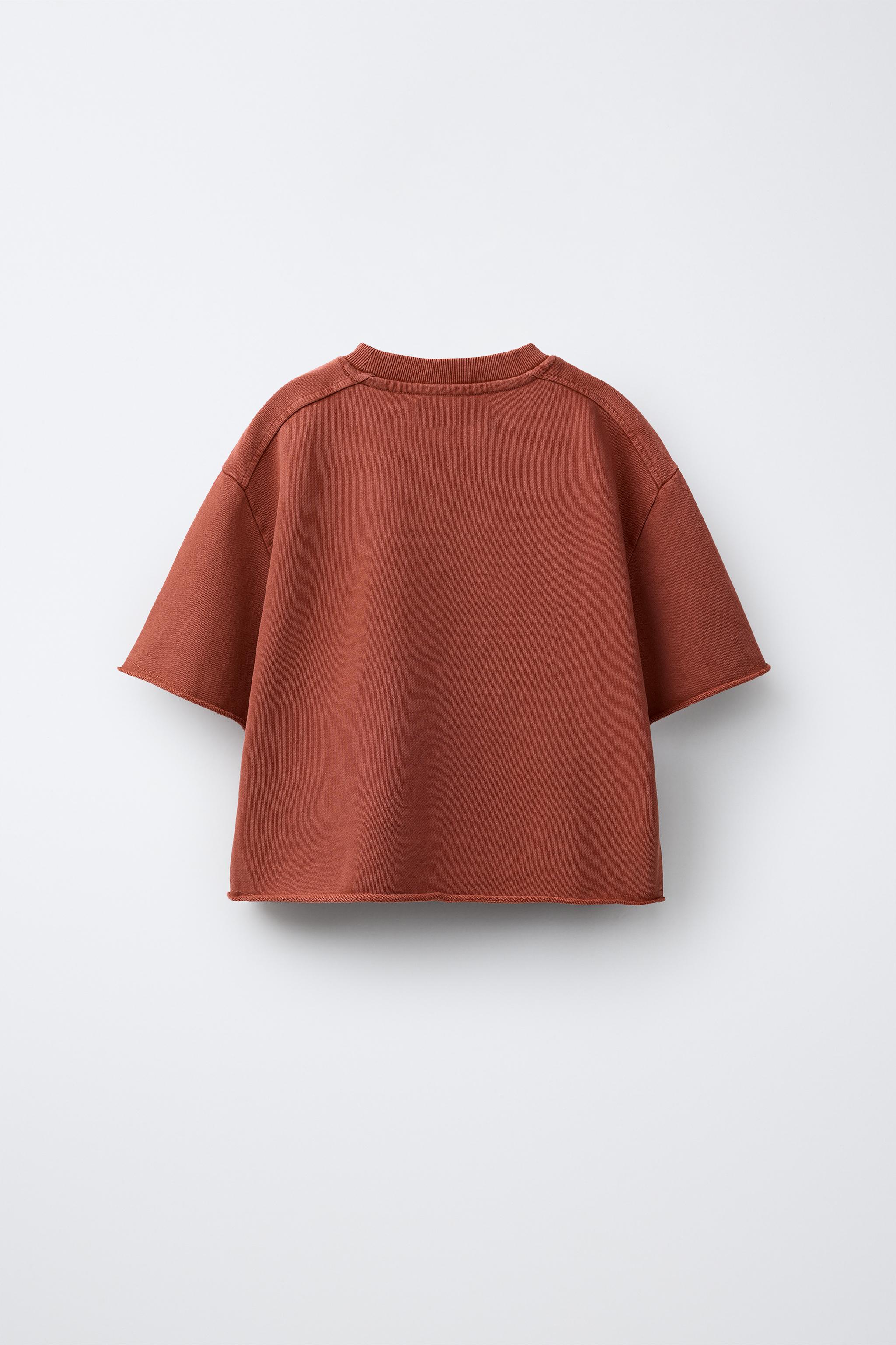 WASHED EFFECT JOGGING T-SHIRT
