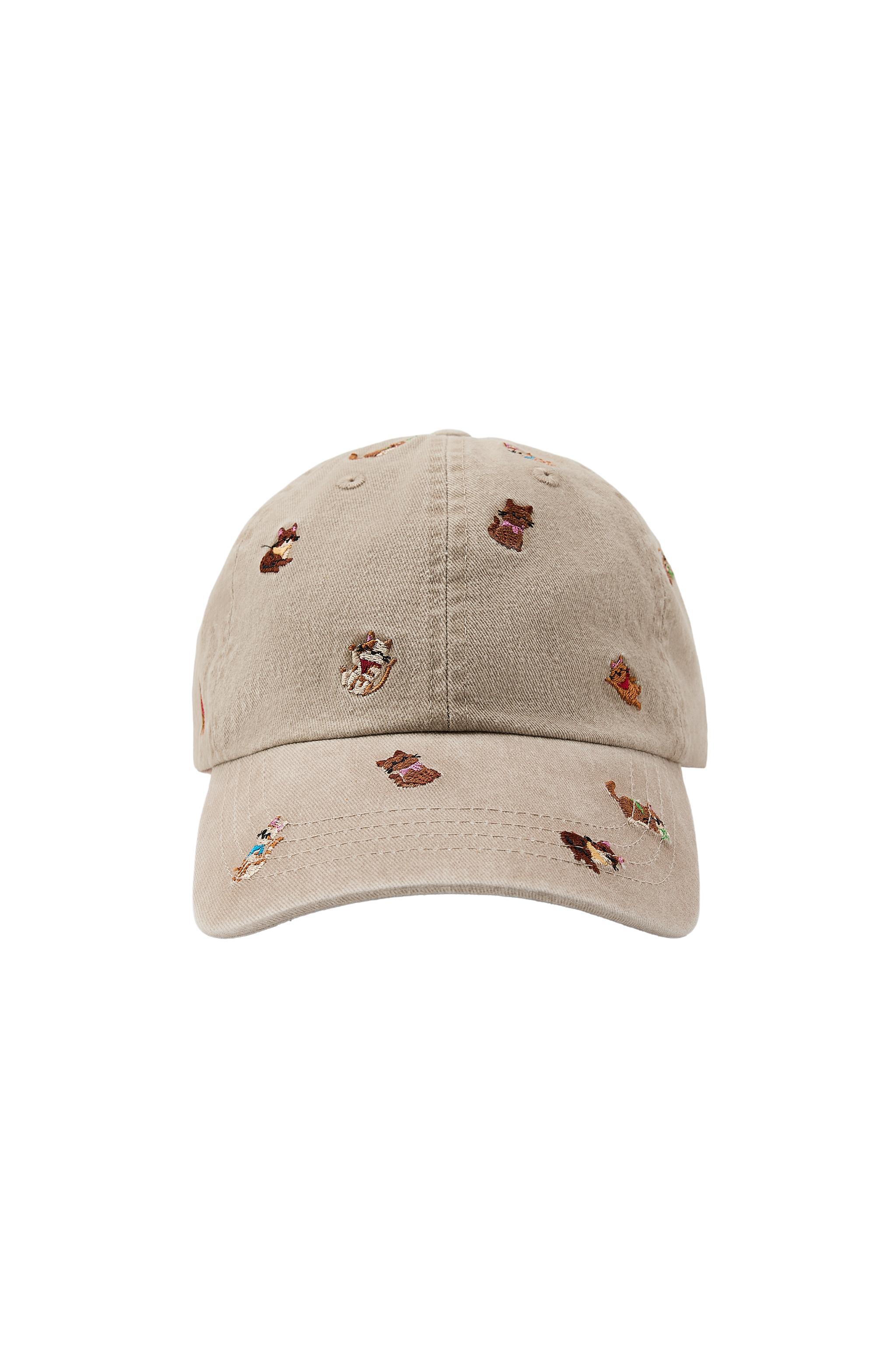 ZARA Hat WASHED TWILL CAP - Sand | ZARA United States main image 3