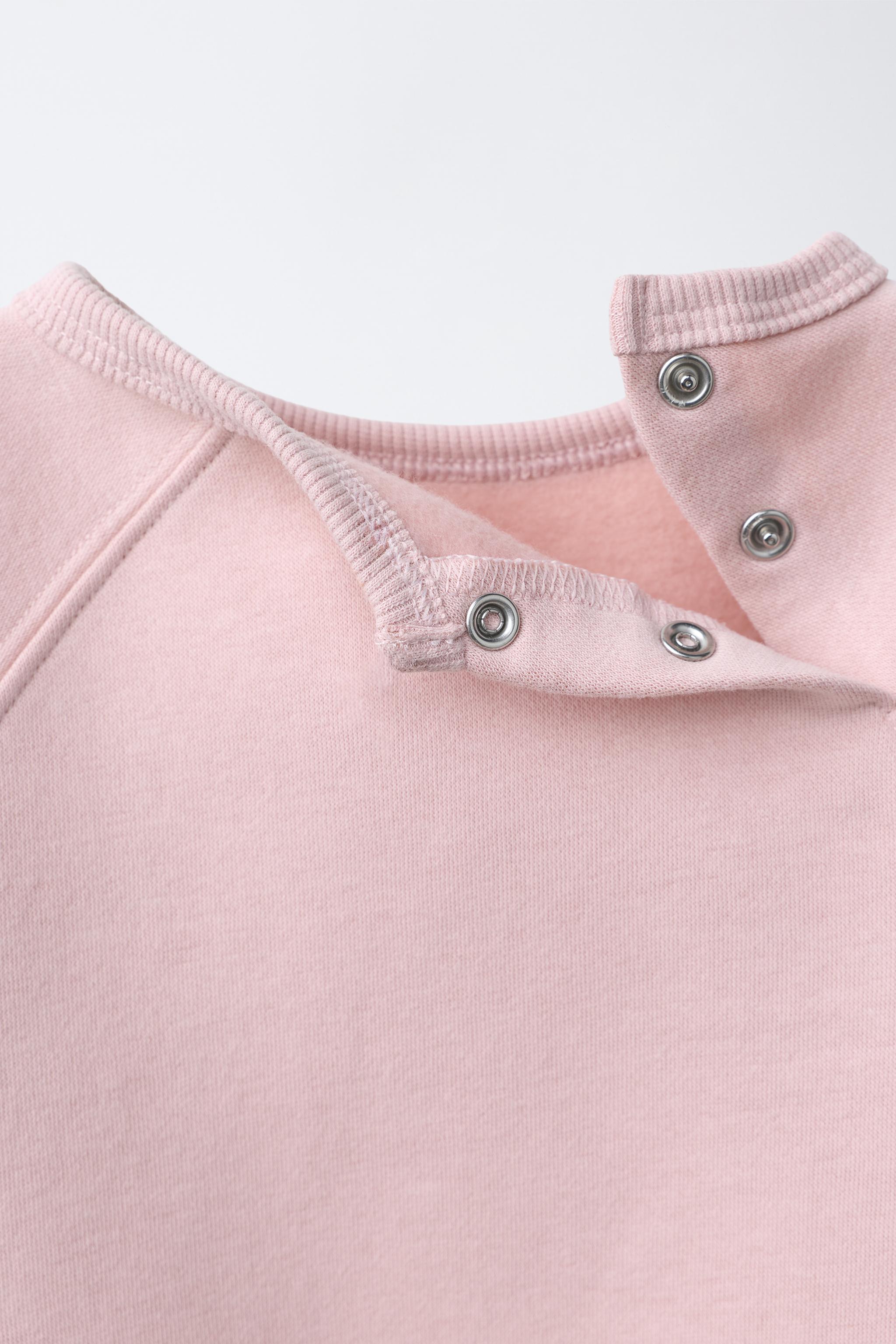 PLAIN SWEATSHIRT AND LEGGINGS SET