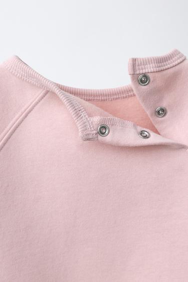 ENSEMBLE SWEAT-SHIRT ET LEGGING UNI - Rose de Zara - Image 2