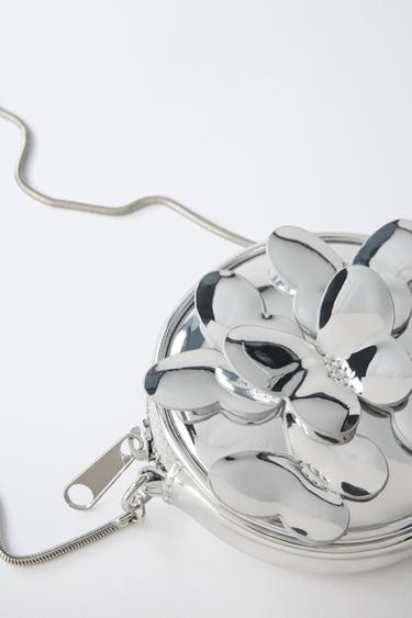 BUTTERFLY CROSSBODY BAG - Silver by Zara - Image 2