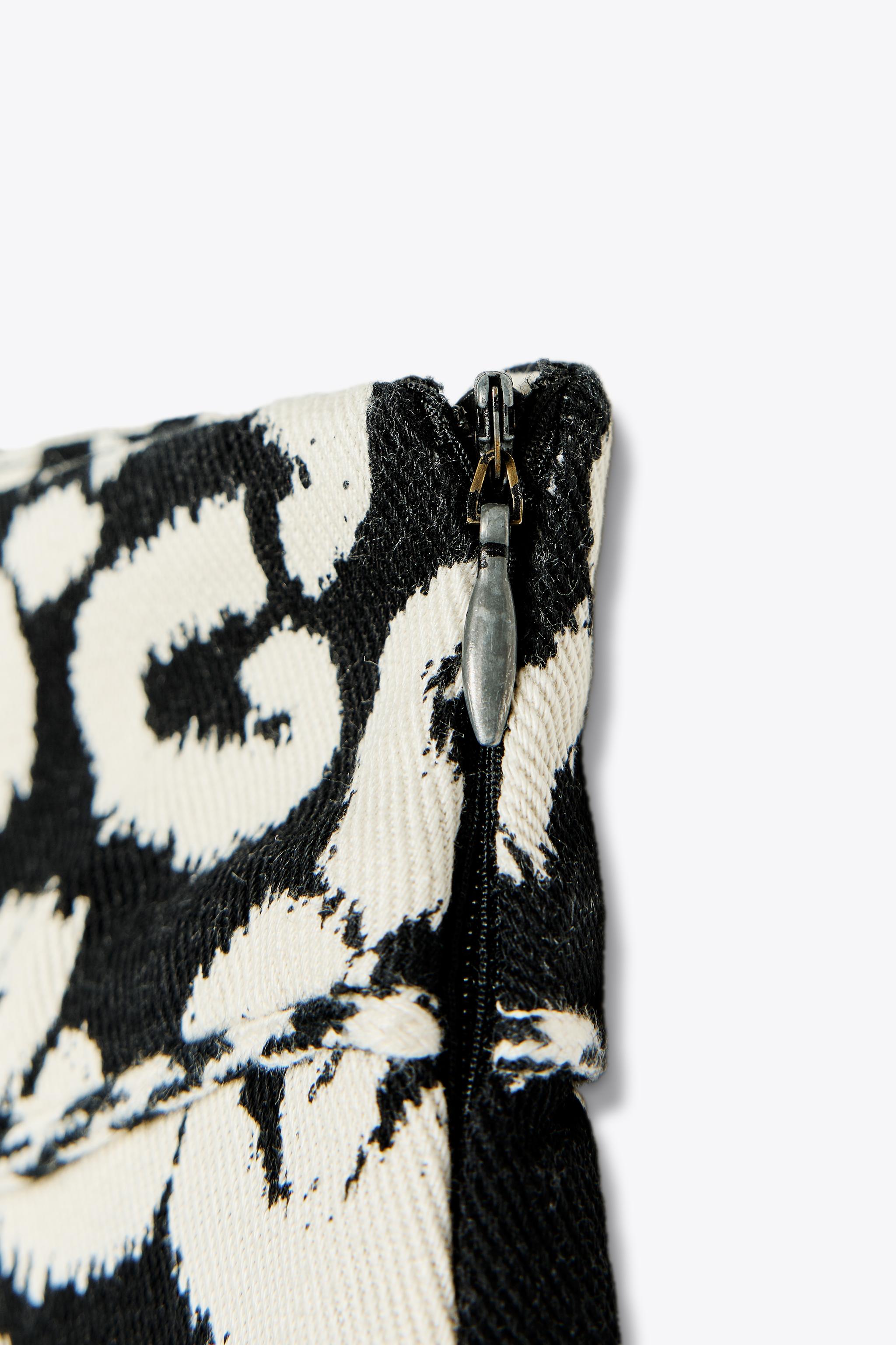 PRINTED SKORT - Black / White | ZARA United States
