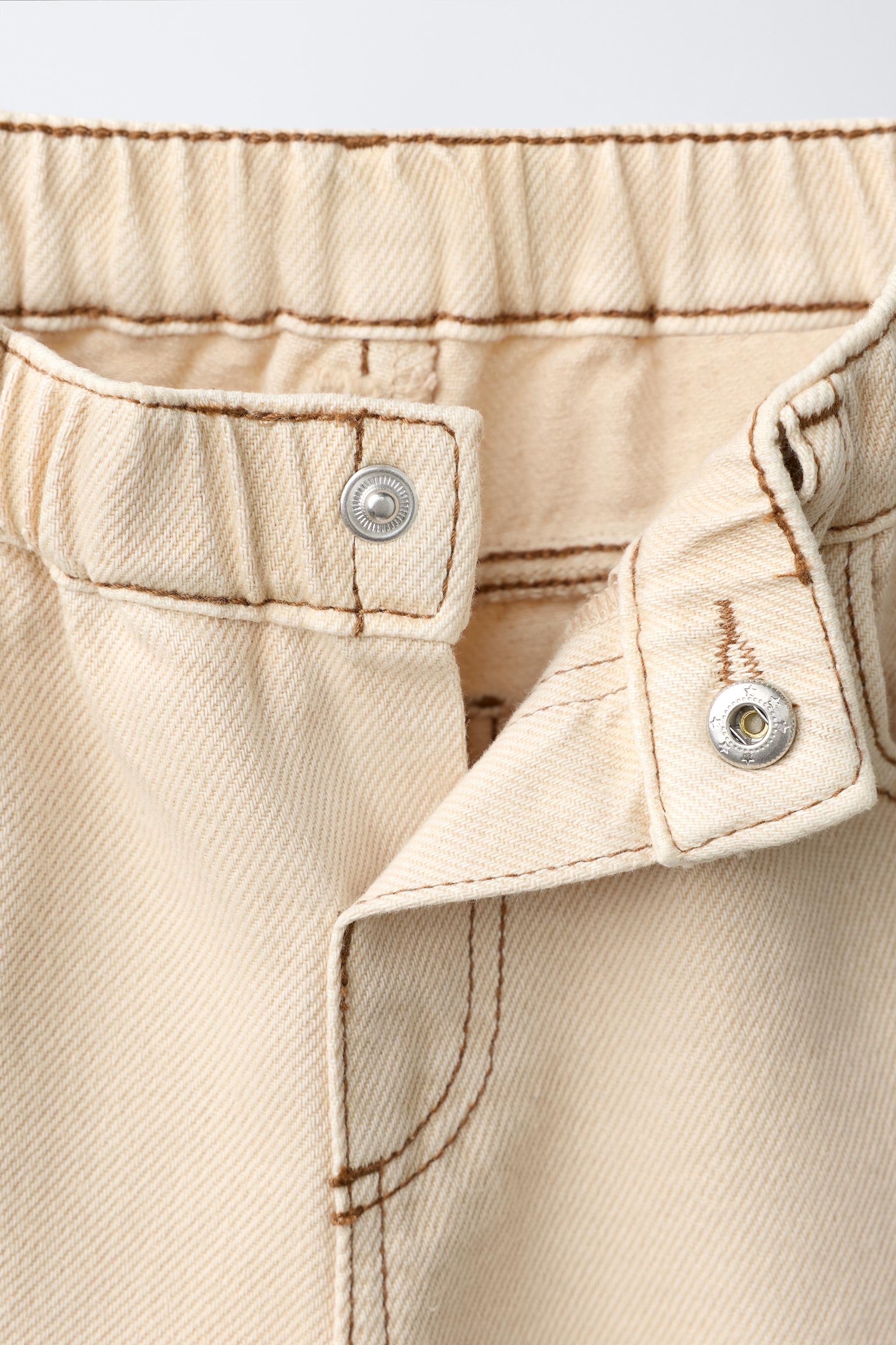 RUFFLED TWILL CULOTTES