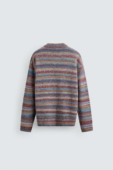 OPENWORK STRIPED SWEATER - Multicoloured by Zara - Image 8