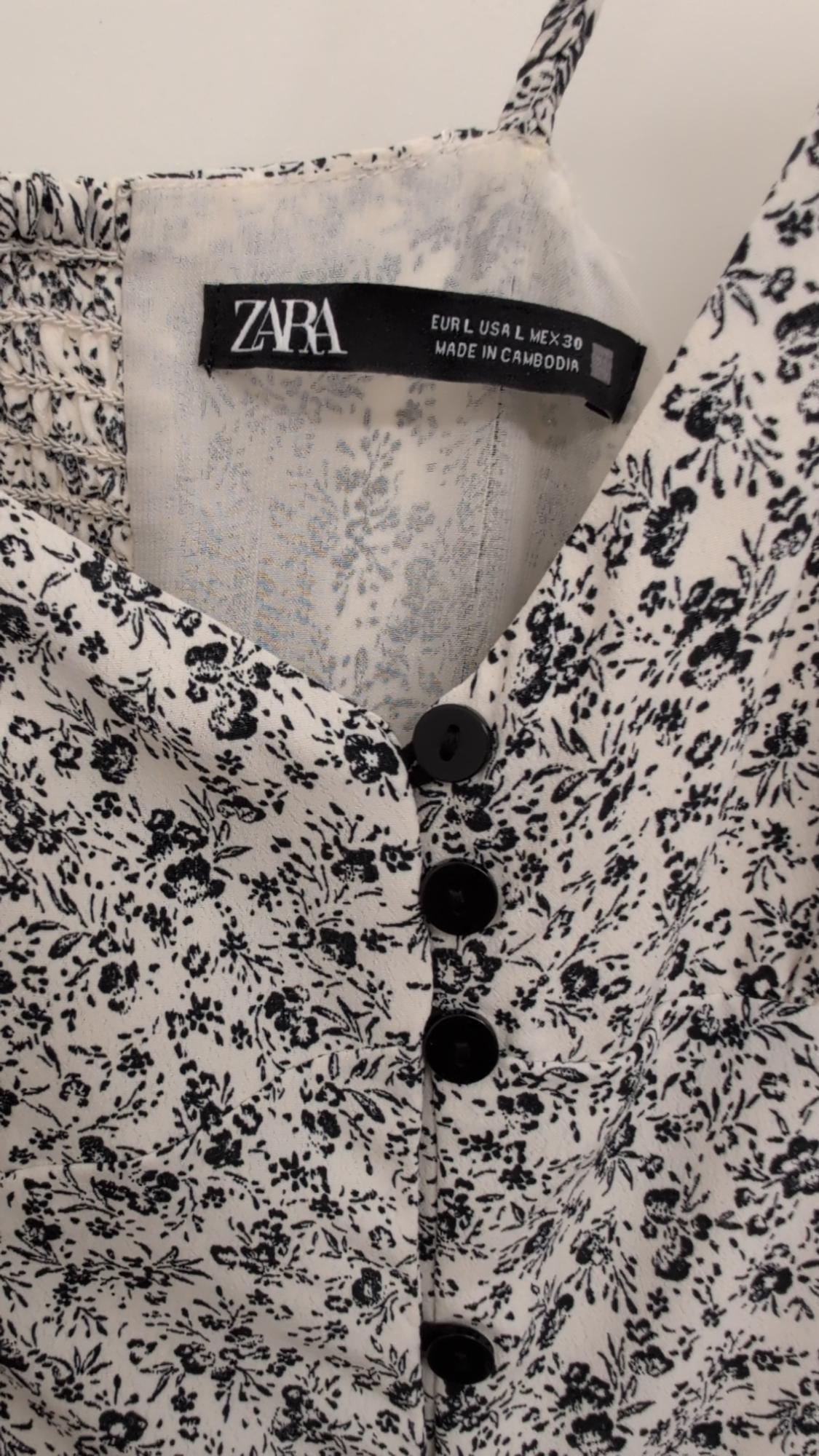 FLORAL PRINT SLIP DRESS - Image 3
