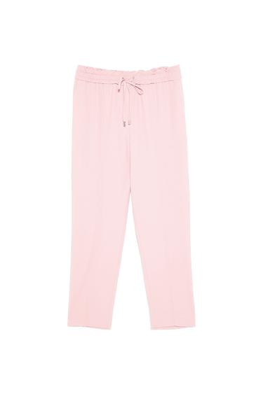 ELASTIC WAIST TROUSERS