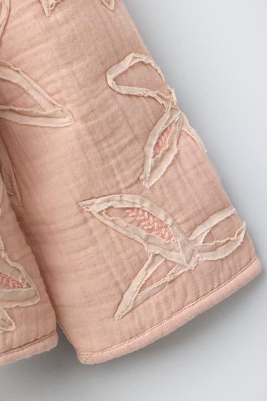 BLOUSON À FLEURS BRODÉES - Rose de Zara - Image 4