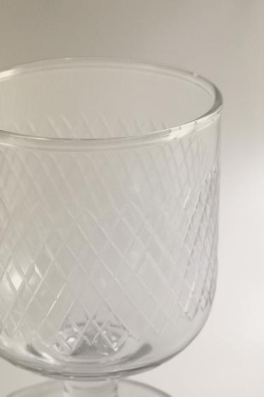 ENGRAVED WINE GLASS - 990 by Zara - Image 3