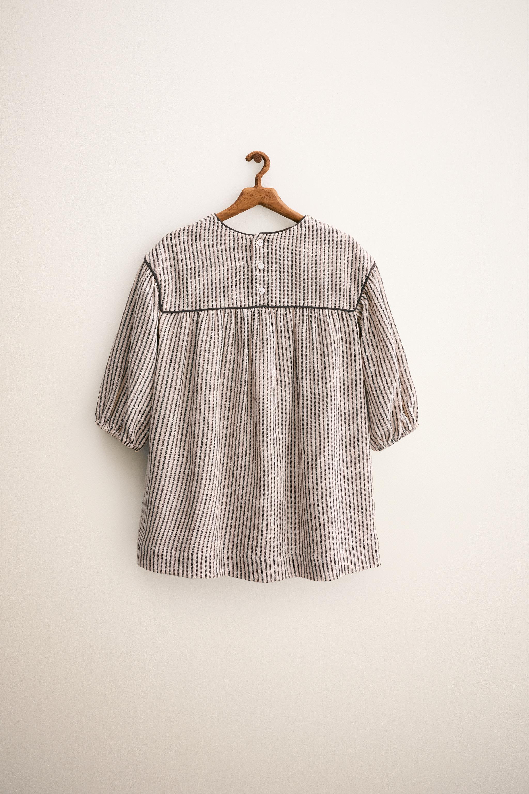 ZARA TIMELESS - STRIPED PRINT DRESS