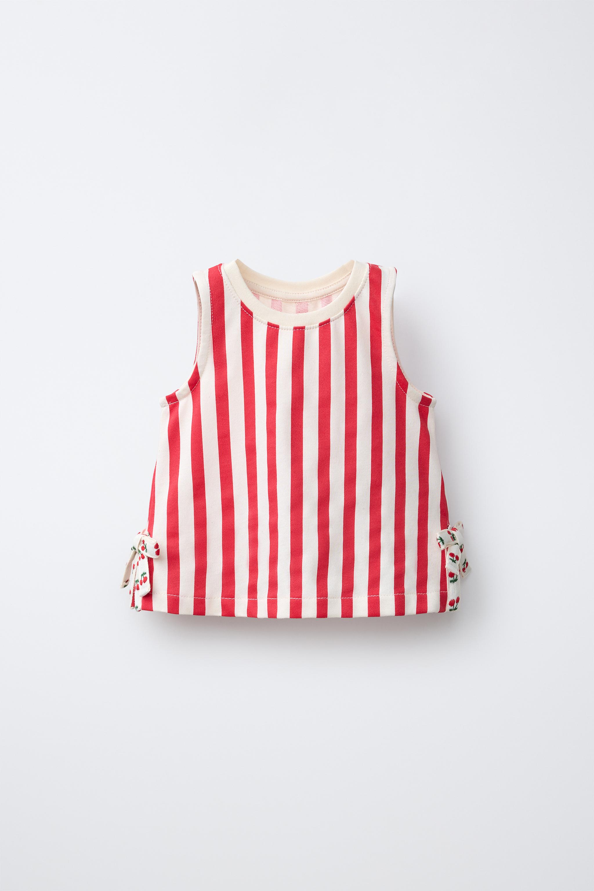 T-SHIRT RAYURES ET LACETS