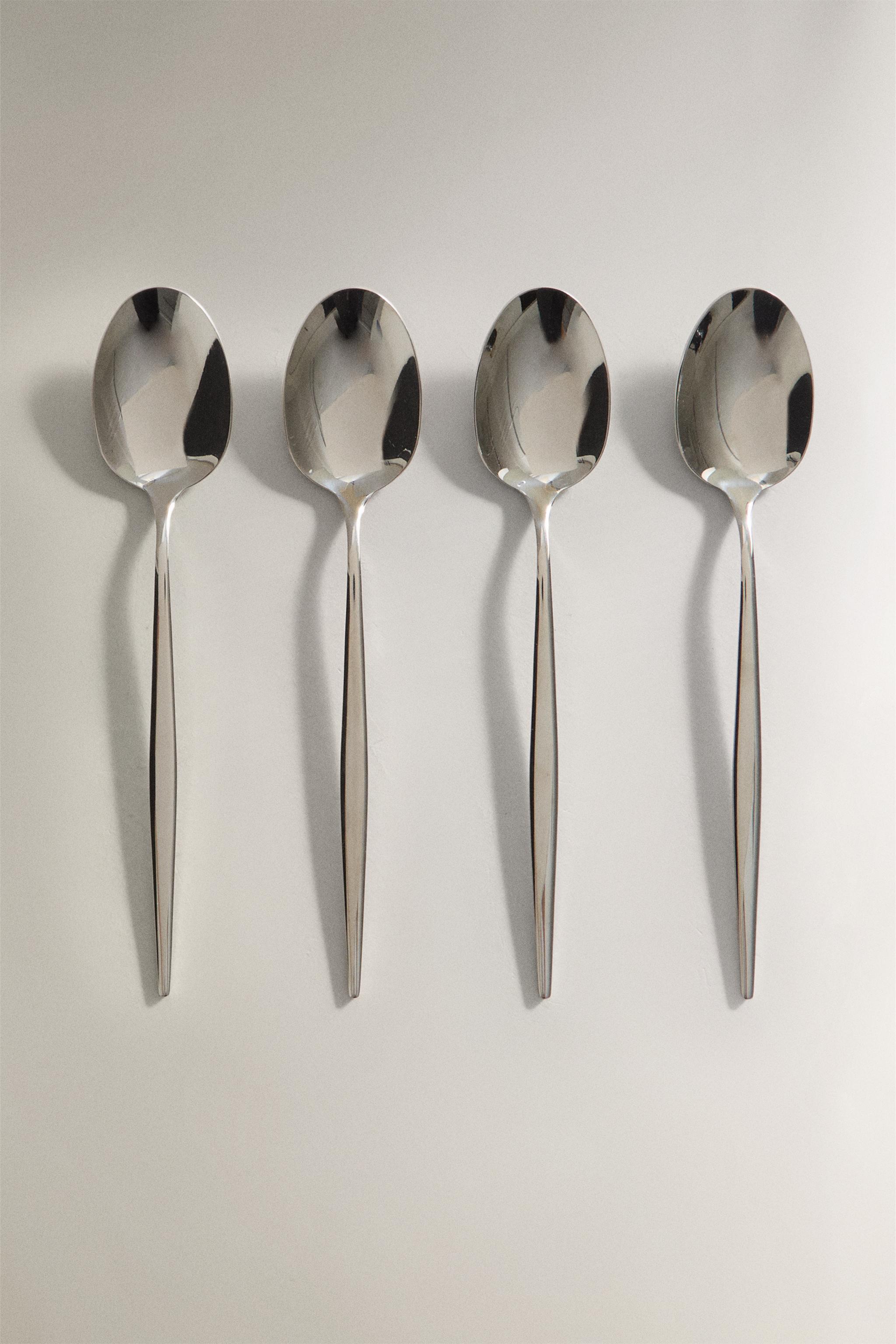 SPOON WITH THIN HANDLE (PACK OF 4)