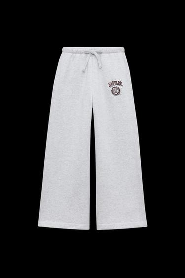 HARVARD UNIVERSITY PLUSH TROUSERS - Grey marl by Zara - Image 0