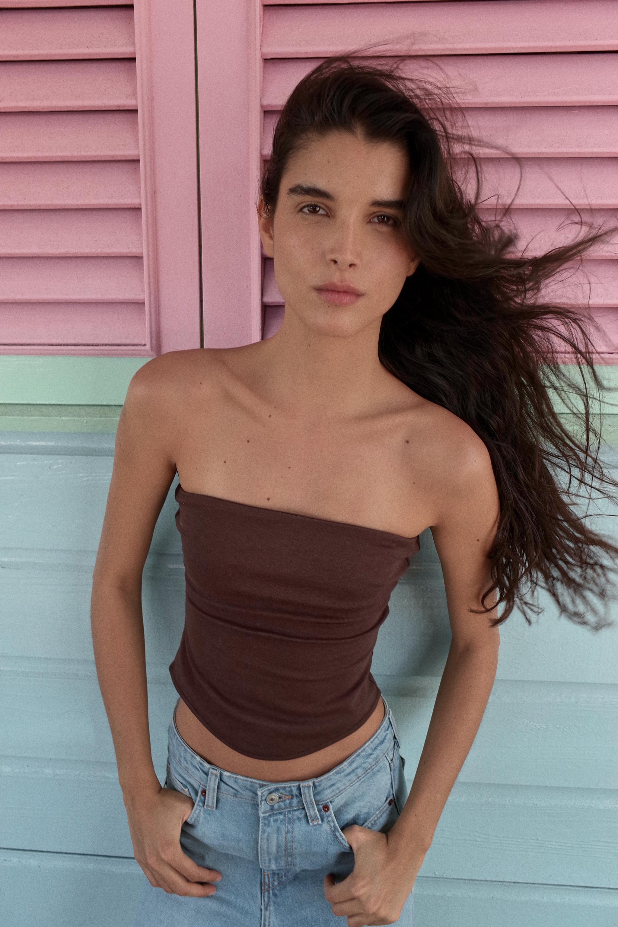CHARLI XCX ZARA ストラップトップス Charli Xcx Zara Collection | TikTok