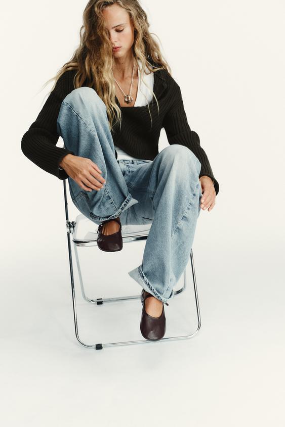 SOFT LEATHER BALLET FLATS