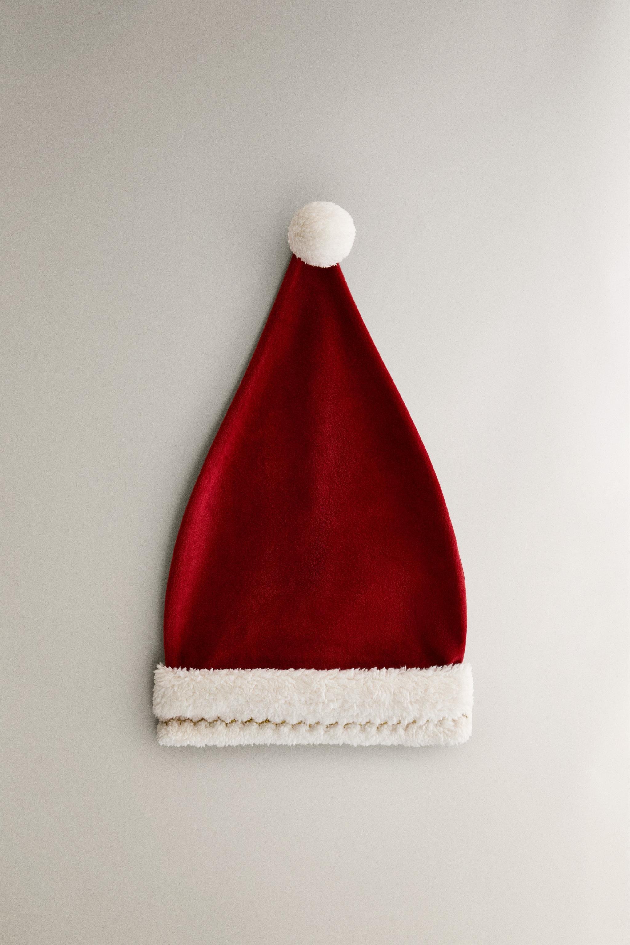 ハン christmas evel④ CHILDREN'S CHRISTMAS SANTA CLAUS HAT - Red | ZARA United States