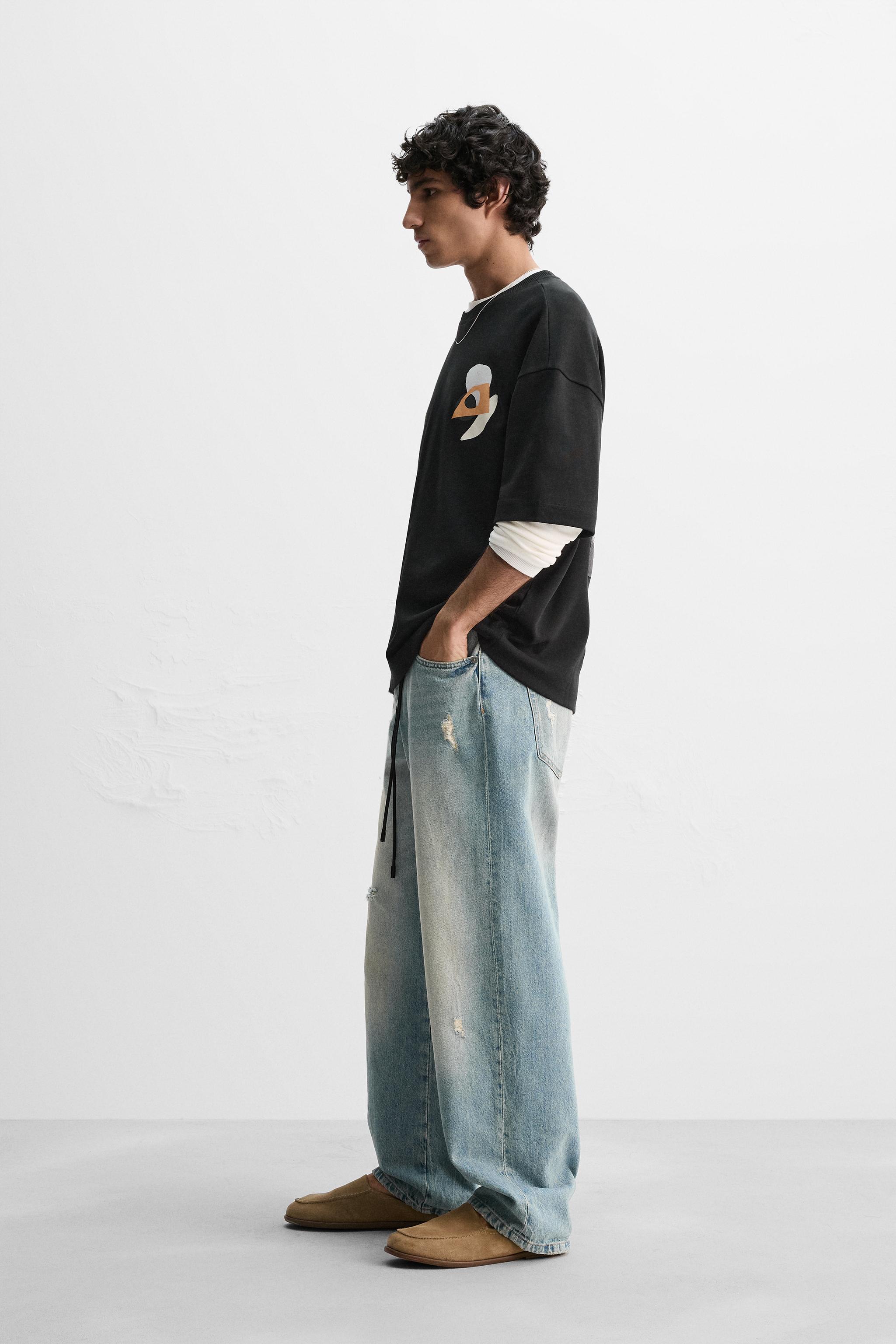 安心★関税込み★ZARA★INTERLOCK PATCH SWEATSHIRT INTERLOCK PATCH SWEATSHIRT - Black | ZARA Spain