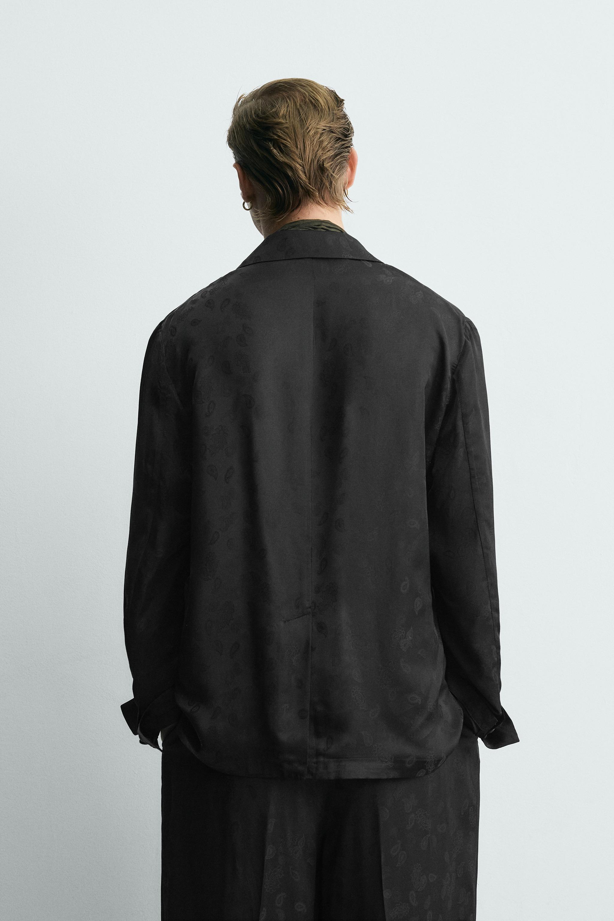 PAISLEY JACQUARD FLUID SUIT BLAZER LIMITED EDITION